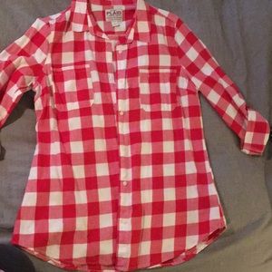 Flannel long sleeve shirt
